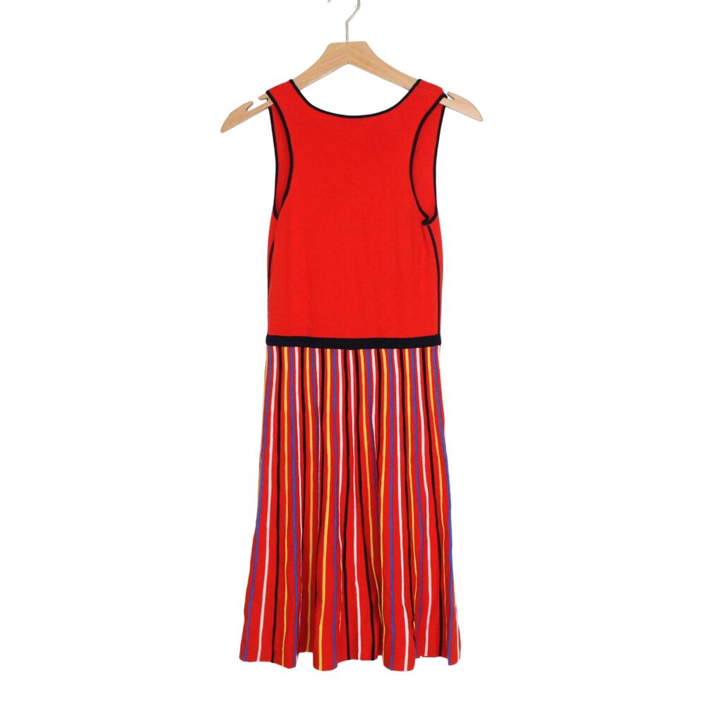 Banana Republic women's striped sleeveless a-line dress size XS colorful knit - Picture 3 of 12